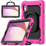 For Lenovo Tab M9 TB-310FU / Lenovo K9 TB310 Kickstand Case PC+Silicone Tablet Cover with Shoulder Strap