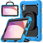 For Lenovo Tab M9 TB-310FU / Lenovo K9 TB310 Kickstand Case PC+Silicone Tablet Cover with Shoulder Strap