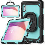 For Lenovo Tab M9 TB-310FU / Lenovo K9 TB310 Kickstand Case PC+Silicone Tablet Cover with Shoulder Strap