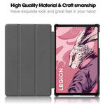 For Lenovo Legion Y700 (2023) / Tab Gen 2 Tri-Fold Stand Leather Case Tablet Cover