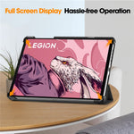 For Lenovo Legion Y700 (2023) / Tab Gen 2 Tri-Fold Stand Leather Case Tablet Cover