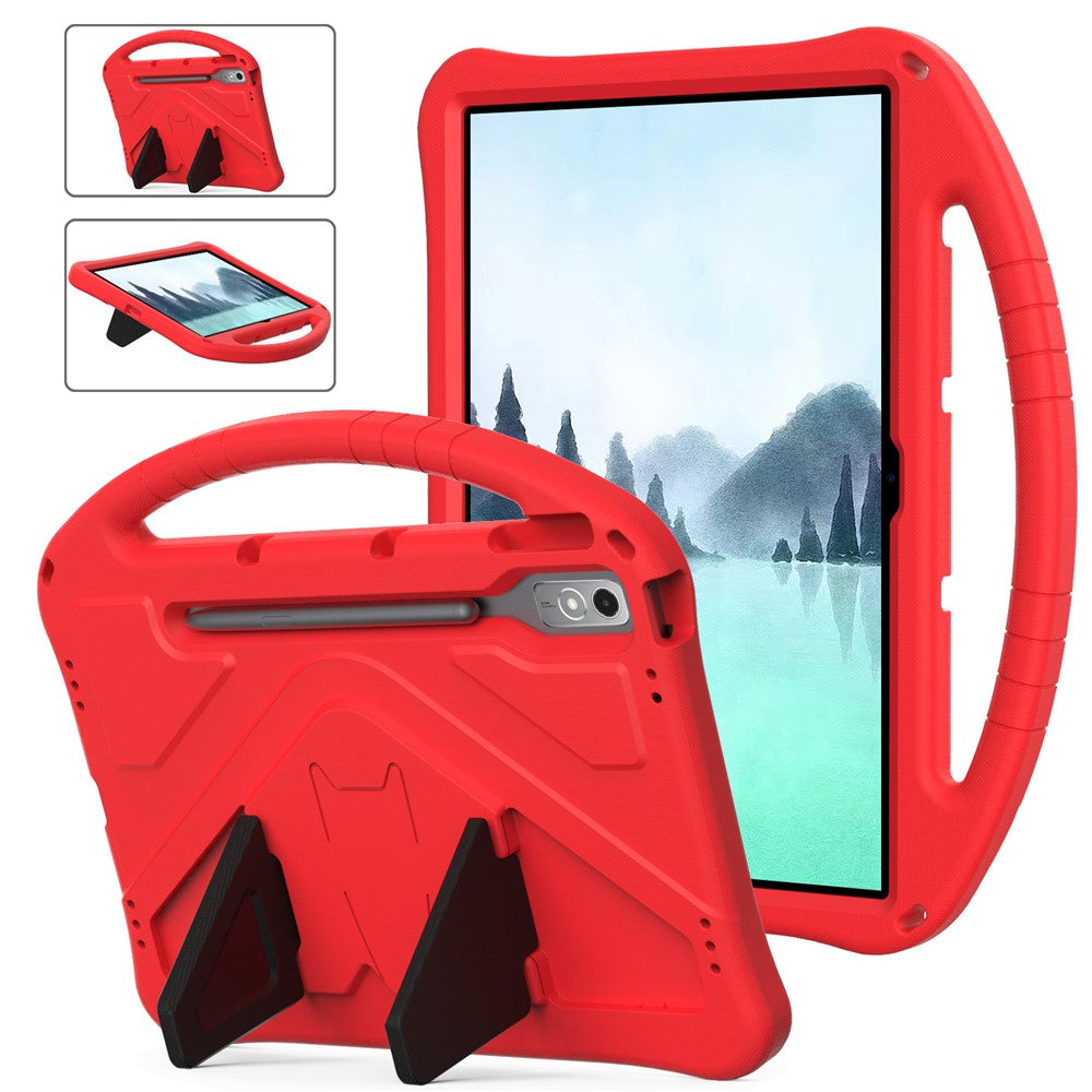 Lenovo Tab P12-fodral EVA-surfplatta med ergonomiskt handtag och vikbart stöd