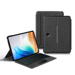 For Oppo Pad Air 2 Leather Case + Bluetooth-compatible Keyboard with Backlight Trackpad