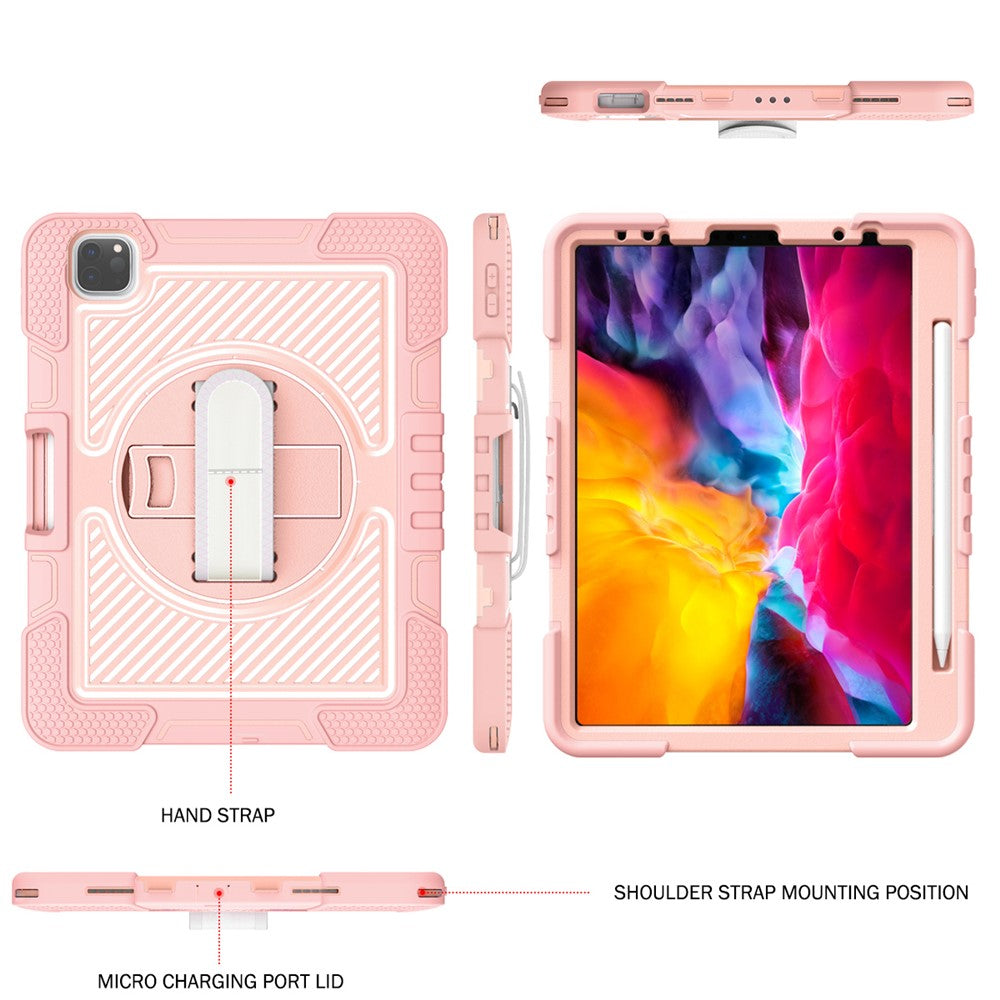 Til iPad Air (2020) / (2022) / iPad Pro 11 (2018) / (2020) / (2021) / (2022) tablet cover med støttefod og skulderrem