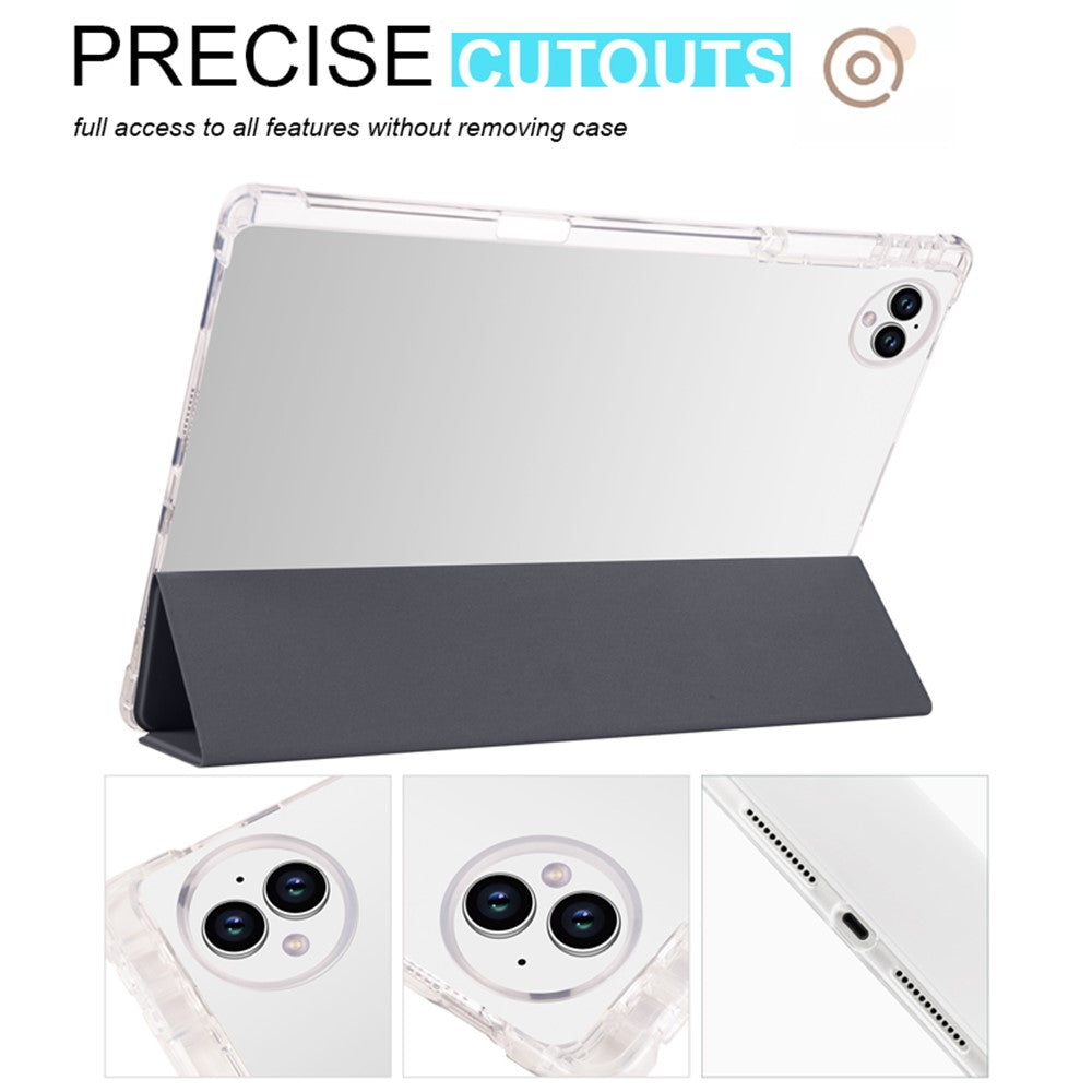 For Huawei MatePad Pro 13.2 Tablet Leather Case Tri-fold Stand Pen Slot Cover