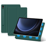 For Samsung Galaxy Tab S10 FE / S9 FE / S9 Case Magnetic V-Fold Stand Tablet Cover with Auto Sleep  /  Wake