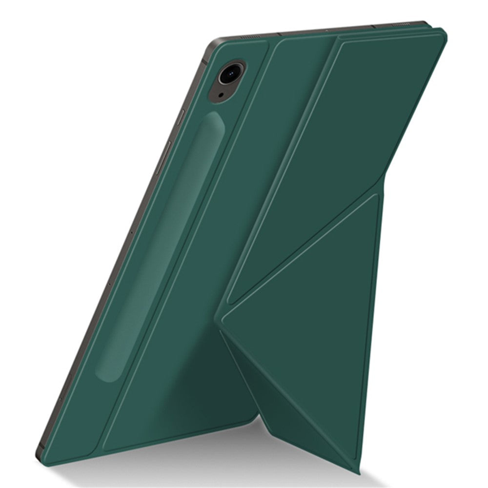 For Samsung Galaxy Tab S10 FE / S9 FE / S9 Case Magnetic V-Fold Stand Tablet Cover with Auto Sleep  /  Wake