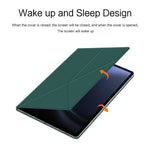 For Samsung Galaxy Tab S10 FE / S9 FE / S9 Case Magnetic V-Fold Stand Tablet Cover with Auto Sleep  /  Wake