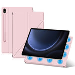 For Samsung Galaxy Tab S10 FE / S9 FE / S9 Case Magnetic V-Fold Stand Tablet Cover with Auto Sleep  /  Wake