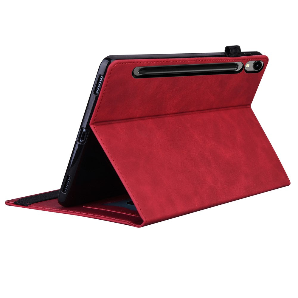 Til Samsung Galaxy Tab S9 FE+ Tablet Cover med Kortholder og Stand i Business Læder