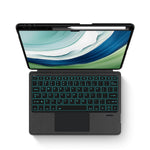 For Huawei MatePad Pro 13.2 Leather Case + Bluetooth-compatible Keyboard with Backlight Trackpad
