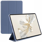 For Honor Pad 9 Case Anti-Scratch PU+Silicone Tri-fold Stand Tablet Cover