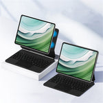 For Huawei MatePad Pro 11 (2024) Magnetic Floating Bluetooth-compatible Keyboard + Leather Tablet Case