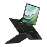 For Huawei MatePad Pro 11 (2024) Magnetic Floating Bluetooth-compatible Keyboard + Leather Tablet Case