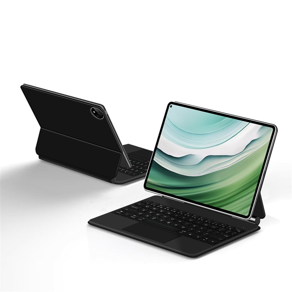 For Huawei MatePad Pro 11 (2024) Magnetic Floating Bluetooth-compatible Keyboard + Leather Tablet Case