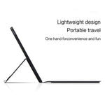 For Samsung Galaxy Tab S10 Ultra / S9 Ultra / S8 Ultra Leather Case + Touchpad Bluetooth-Compatible Keyboard (without Backlit)