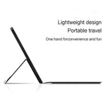For Samsung Galaxy Tab S10 Ultra / S9 Ultra / S8 Ultra Leather Case + Touchpad Bluetooth-Compatible Keyboard (without Backlit)