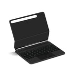 For Samsung Galaxy Tab S10 FE / S9 FE / S9 / S8 / S7 Magnetic Floating Bluetooth-Compatible Keyboard + Leather Tablet Case