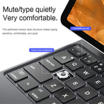 Til Samsung Galaxy Tab S10 FE / S9 FE / S9 / S8 / S7 Magnetisk Flydende Bluetooth-kompatibelt Tastatur + Læder Tablet Etui