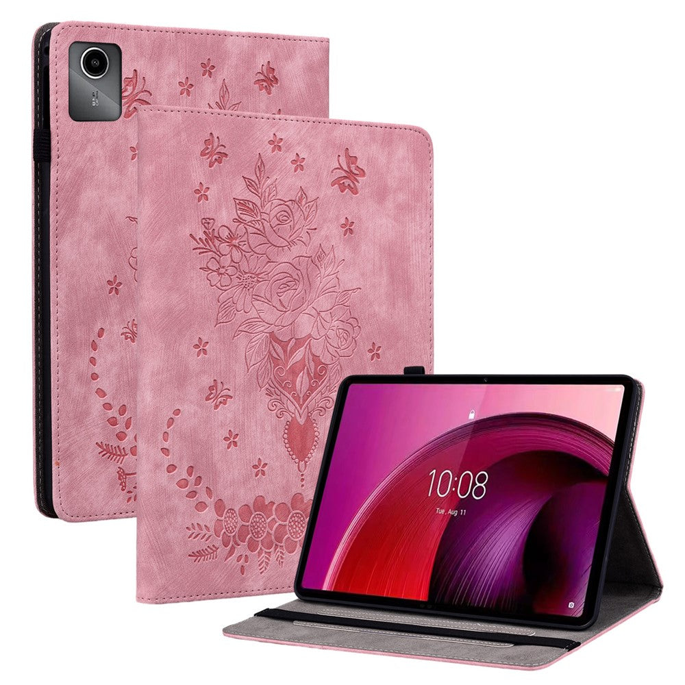For Lenovo Tab M11 / Xiaoxin Pad 11 2024 Case Card Holder Stand PU Leather Tablet Cover
