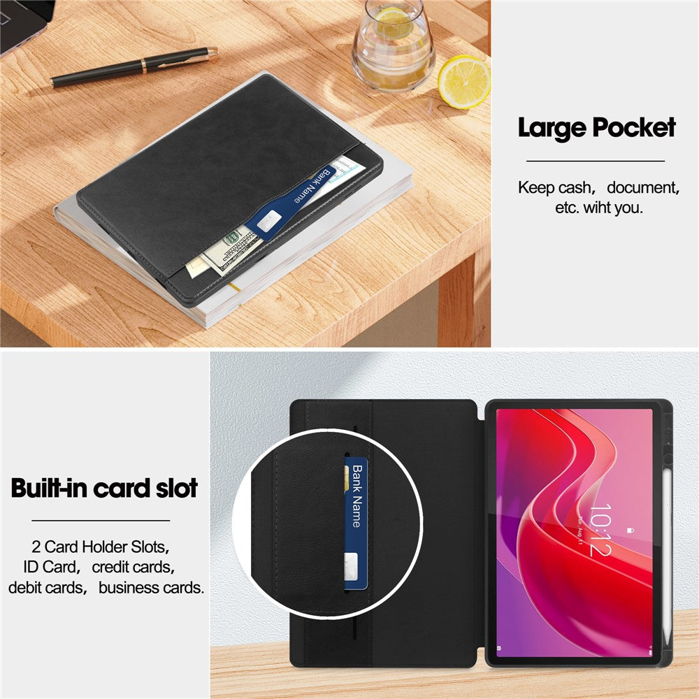 For Lenovo Tab M11 / Xiaoxin Pad 11 2024 Case Shockproof Leather Auto Wake  /  Sleep Tablet Stand Cover