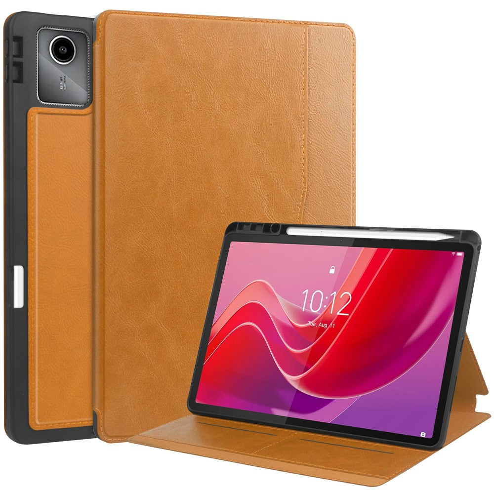 For Lenovo Tab M11 / Xiaoxin Pad 11 2024 Case Shockproof Leather Auto Wake  /  Sleep Tablet Stand Cover