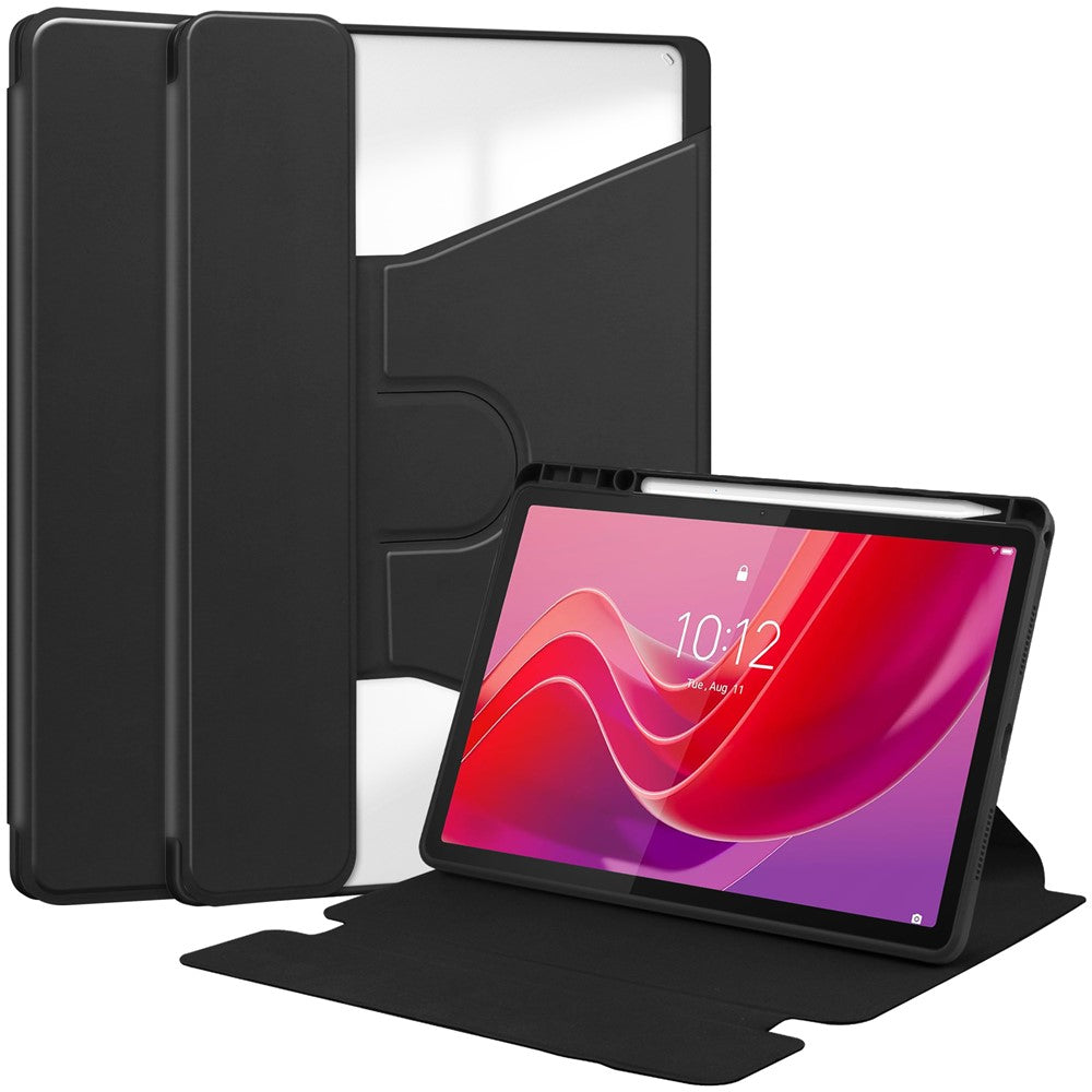 For Lenovo Idea Tab / Tab M11 / Xiaoxin Pad 11 2024 Tablet Case 360-Degree Rotating Stand Anti-fall Cover (without Keyboard)