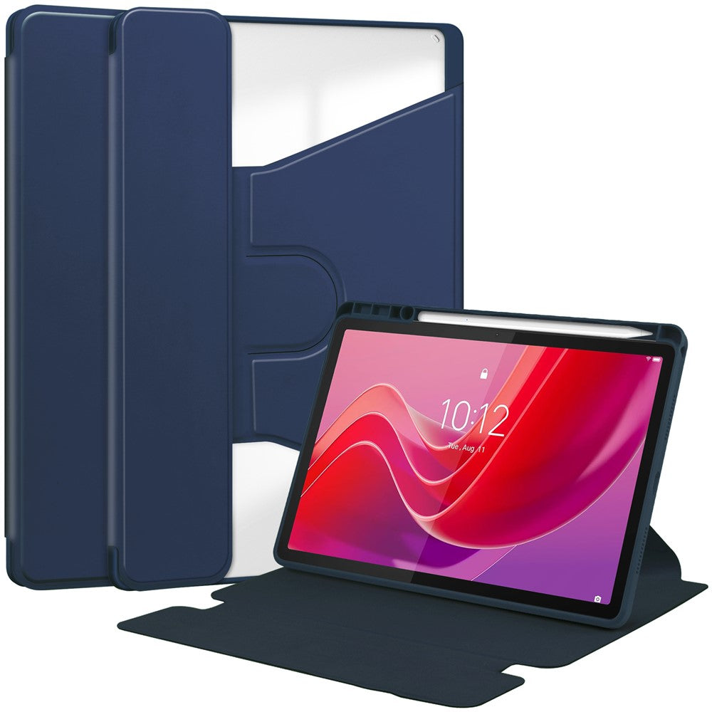 For Lenovo Idea Tab / Tab M11 / Xiaoxin Pad 11 2024 Tablet Case 360-Degree Rotating Stand Anti-fall Cover (without Keyboard)