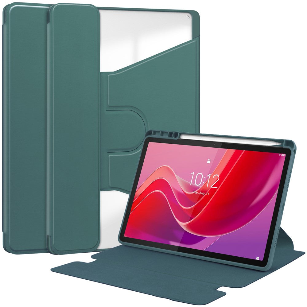 For Lenovo Idea Tab / Tab M11 / Xiaoxin Pad 11 2024 Tablet Case 360-Degree Rotating Stand Anti-fall Cover (without Keyboard)