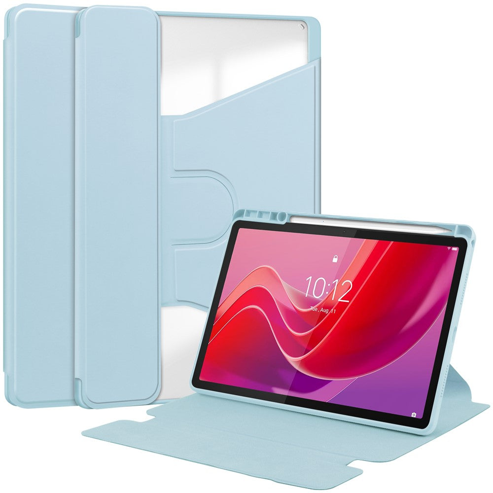 For Lenovo Idea Tab / Tab M11 / Xiaoxin Pad 11 2024 Tablet Case 360-Degree Rotating Stand Anti-fall Cover (without Keyboard)