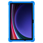For Samsung Galaxy Tab S9 / S10 FE / S9 FE Tablet Cover Adjustable Kickstand Anti-Drop Silicone Case