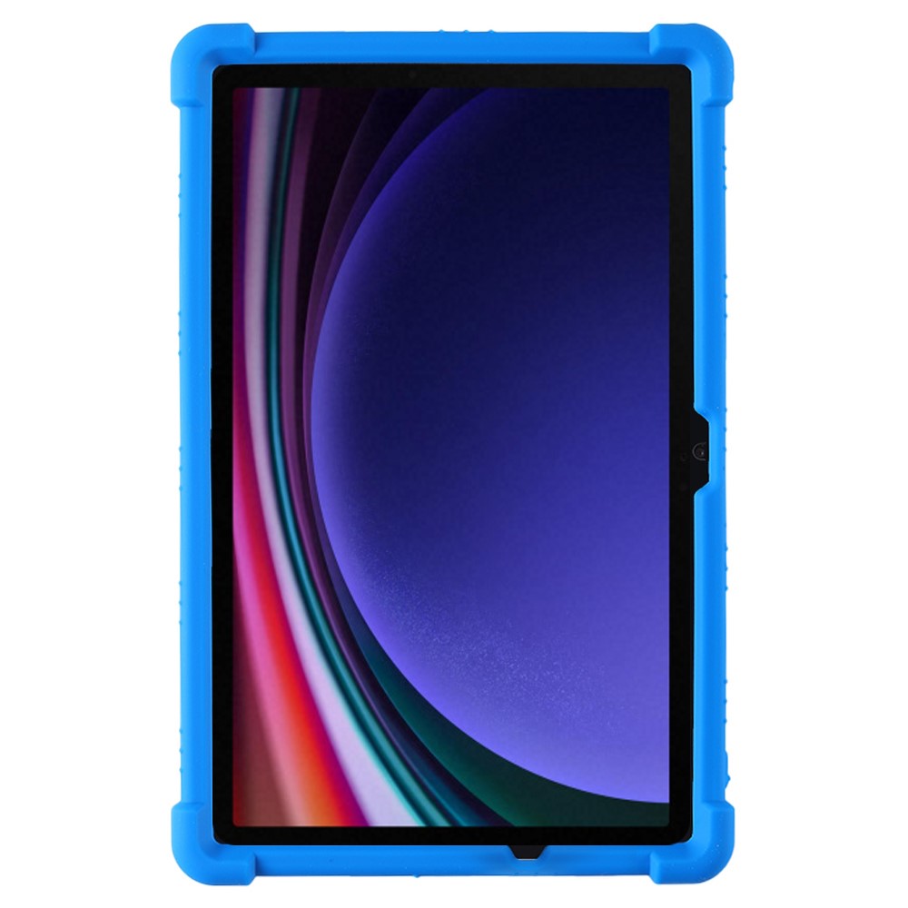 For Samsung Galaxy Tab S9 / S10 FE / S9 FE Tablet Cover Adjustable Kickstand Anti-Drop Silicone Case