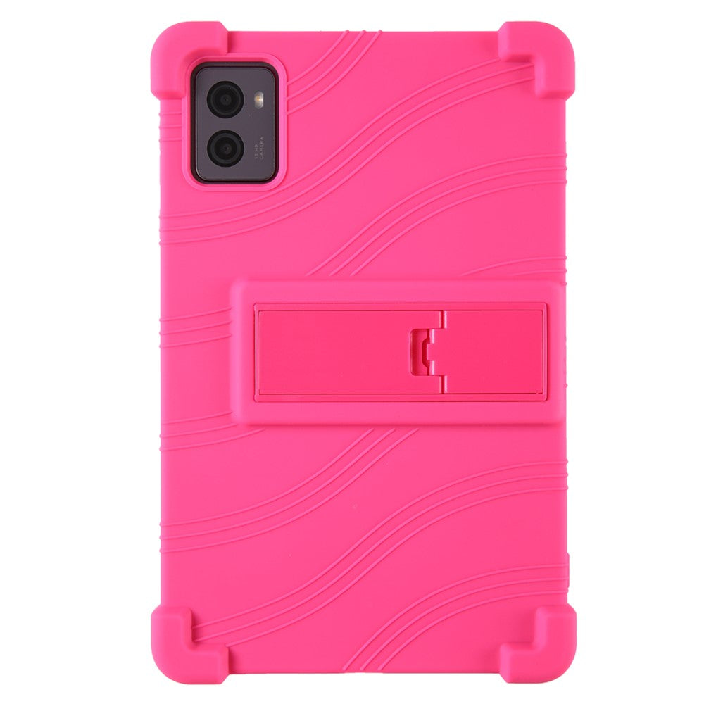 For Lenovo Legion Y700 (2023) Silicone Case Four Corners Protective Kickstand Cover