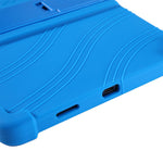 Lenovo Tab M10 5G Silikonskyddsskal Hopfällbart Stöd Surfplatta Fallskyddande Fodral
