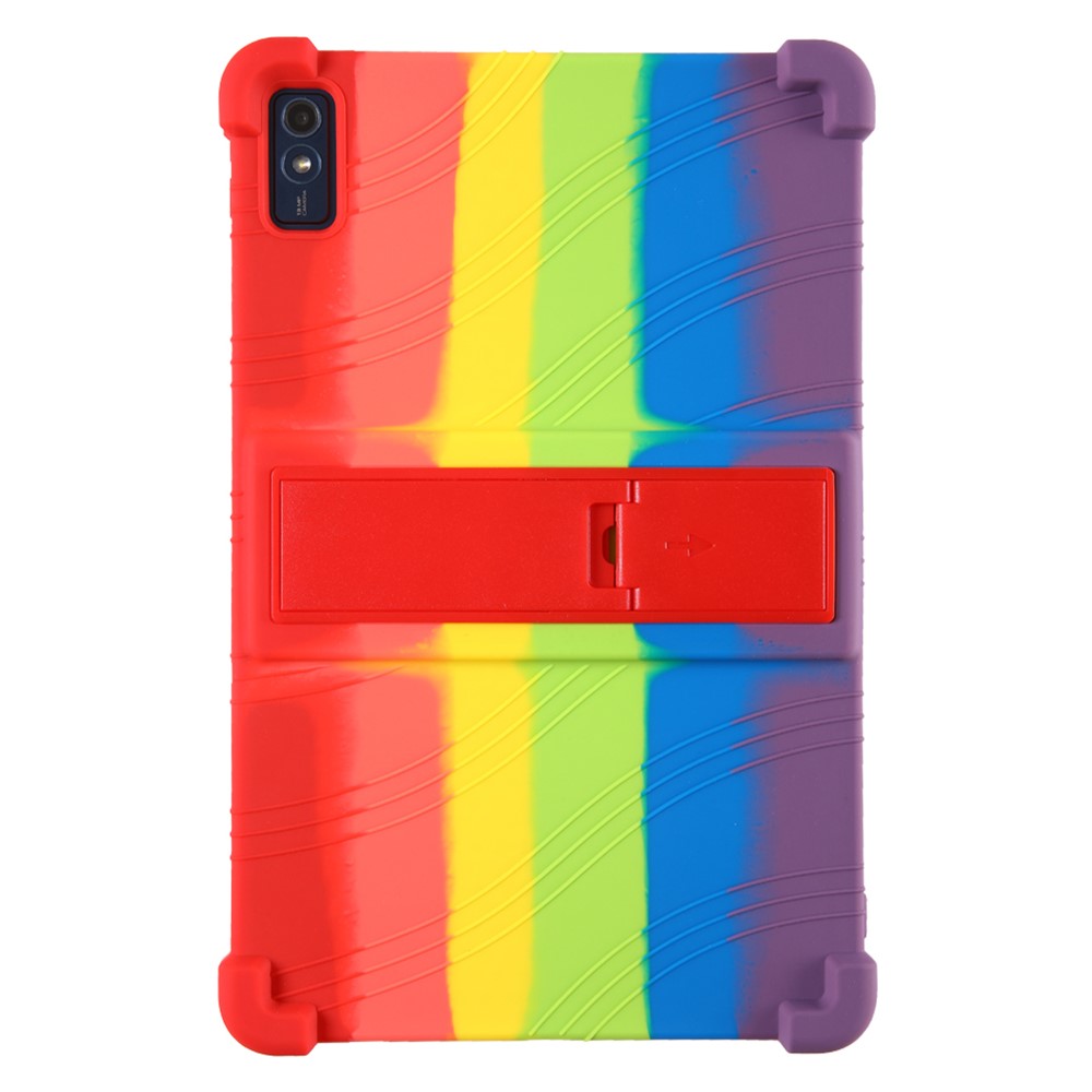 Lenovo Tab M10 5G Silikonskyddsskal Hopfällbart Stöd Surfplatta Fallskyddande Fodral