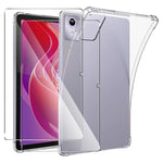 For Lenovo Tab M11 / Xiaoxin Pad 11 2024 Clear TPU Tablet Case + 2Pcs Tempered Glass Screen Protector