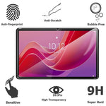 For Lenovo Tab M11 / Xiaoxin Pad 11 2024 Clear TPU Tablet Case + 2Pcs Tempered Glass Screen Protector