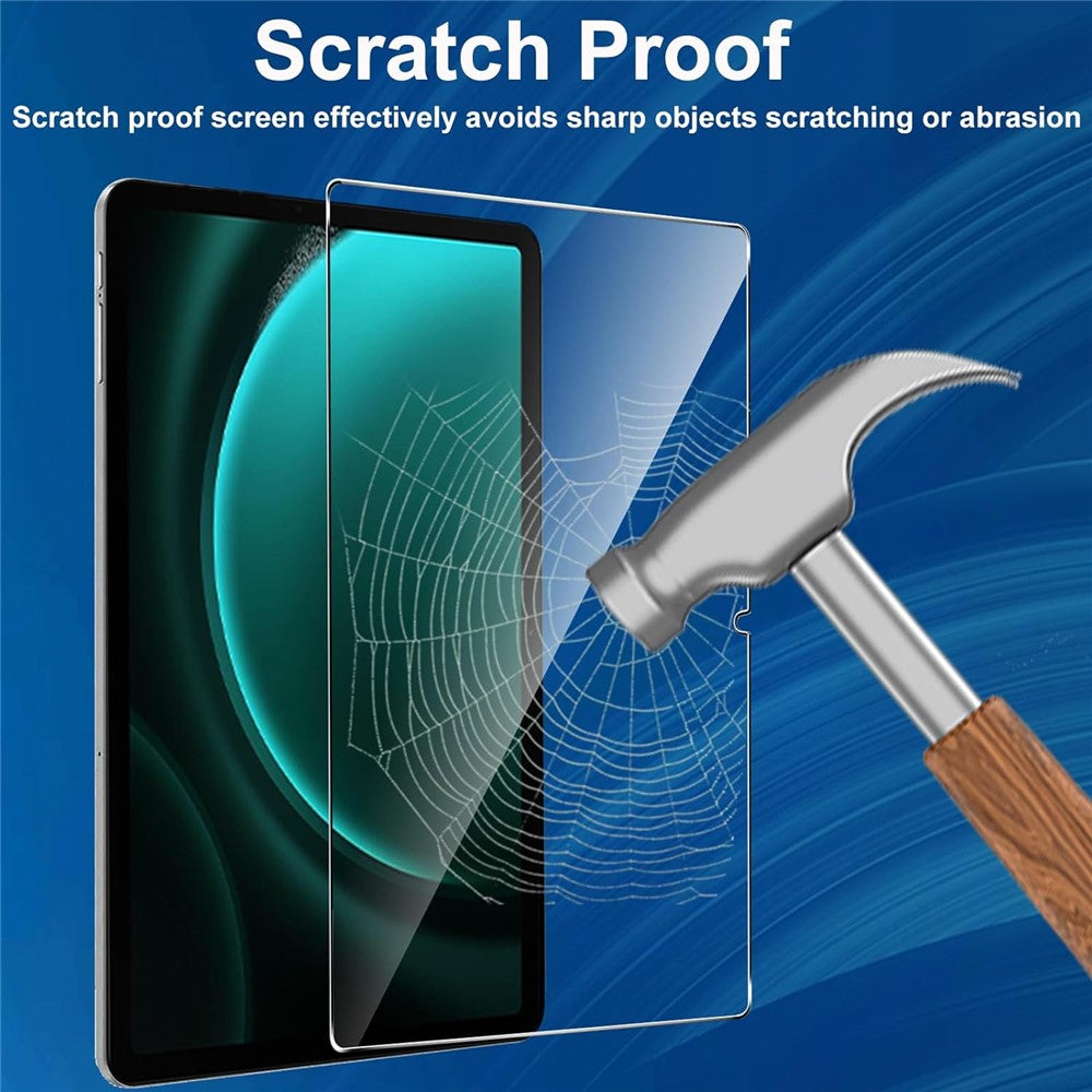 For Samsung Galaxy Tab S10 FE / Tab S10 Lite / S10 FE / S9 FE Case Clear TPU Tablet Cover + 2Pcs Tempered Glass Screen Protector