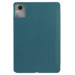 For Lenovo Tab M11 / Xiaoxin Pad 11 2024 Case Leather+Silicone Tri-fold Stand Shell Tablet Cover