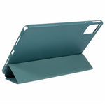 For Lenovo Tab M11 / Xiaoxin Pad 11 2024 Case Leather+Silicone Tri-fold Stand Shell Tablet Cover