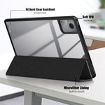 For Lenovo Tab M11 / Xiaoxin Pad 11 2024 330 Case Skin-Touch Tri-fold Stand Tablet Smart Cover