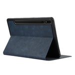 Til Samsung Galaxy Tab S9+ / Tab S9 FE+ Stand Cover Minimalistisk Læder Tablet Cover