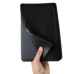 Til Samsung Galaxy Tab S9+ / Tab S9 FE+ Stand Cover Minimalistisk Læder Tablet Cover