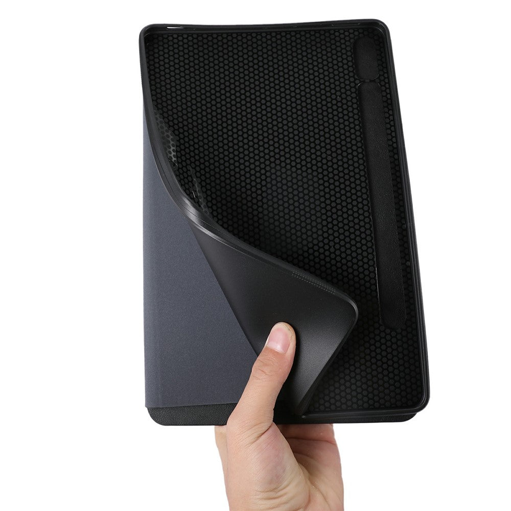 Til Samsung Galaxy Tab S9+ / Tab S9 FE+ Stand Cover Minimalistisk Læder Tablet Cover
