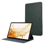 Til Samsung Galaxy Tab S9+ / Tab S9 FE+ Stand Cover Minimalistisk Læder Tablet Cover