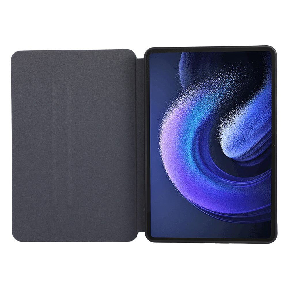 Xiaomi Pad 6 Läderfodral Hopfällbart Stativ Innermjukt TPU Surfplattafodral