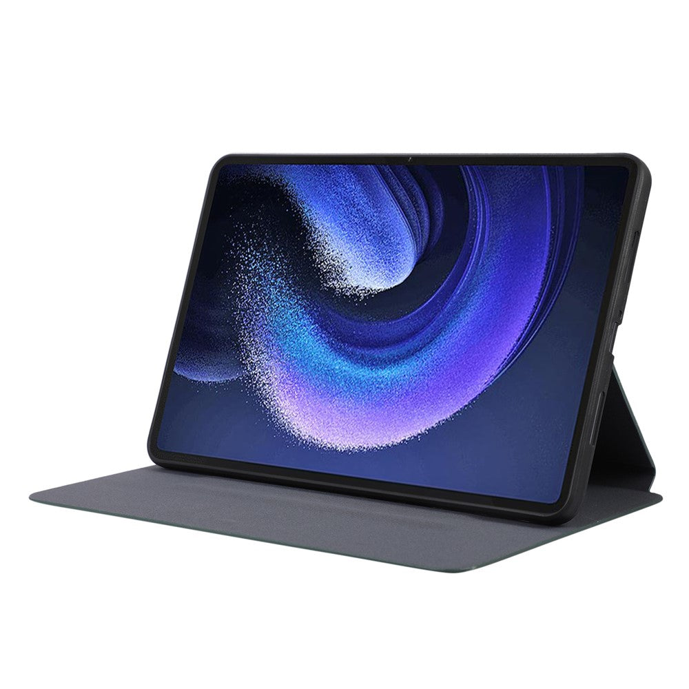 Xiaomi Pad 6 Läderfodral Hopfällbart Stativ Innermjukt TPU Surfplattafodral
