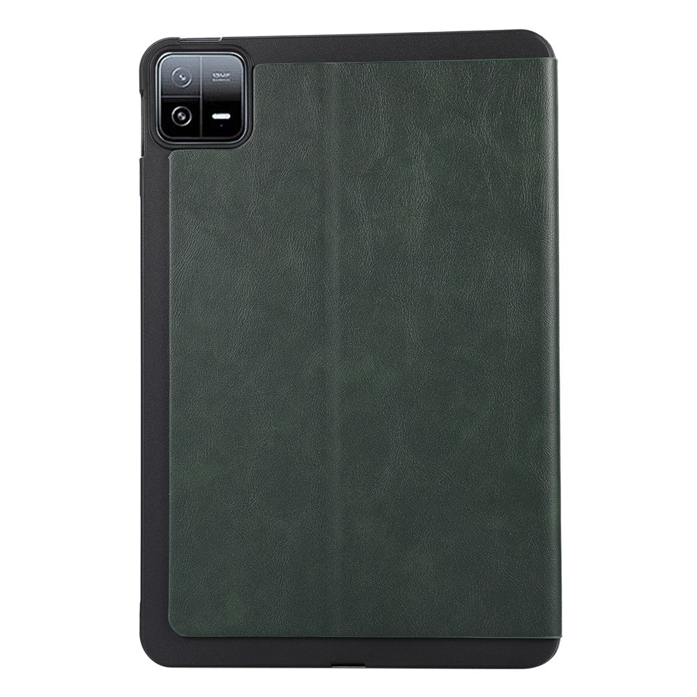 Xiaomi Pad 6 Läderfodral Hopfällbart Stativ Innermjukt TPU Surfplattafodral