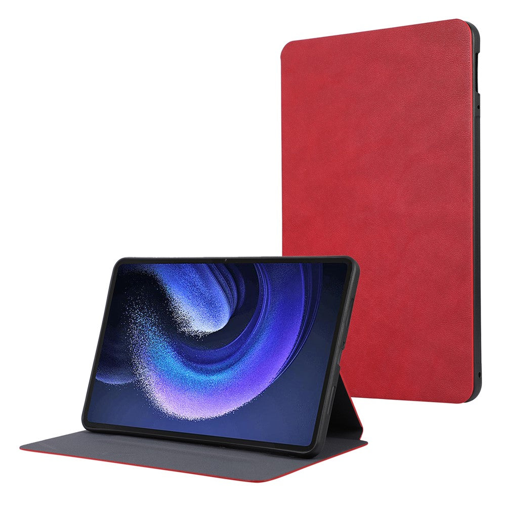 Xiaomi Pad 6 Läderfodral Hopfällbart Stativ Innermjukt TPU Surfplattafodral