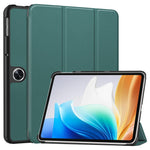 For Oppo Pad Go / Pad Air 2 Case PC+Leather Auto Wake Sleep Protective Shell with Tri-fold Stand